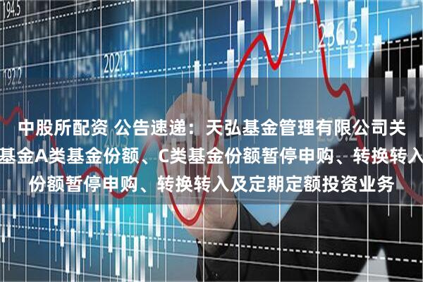 中股所配资 公告速递：天弘基金管理有限公司关于天弘价值驱动混合基金A类基金份额、C类基金份额暂停申购、转换转入及定期定额投资业务